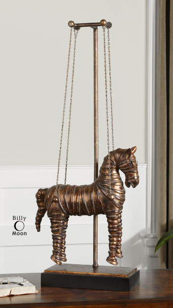 Uttermost Stedman Horse Copper Bronze Sculpture