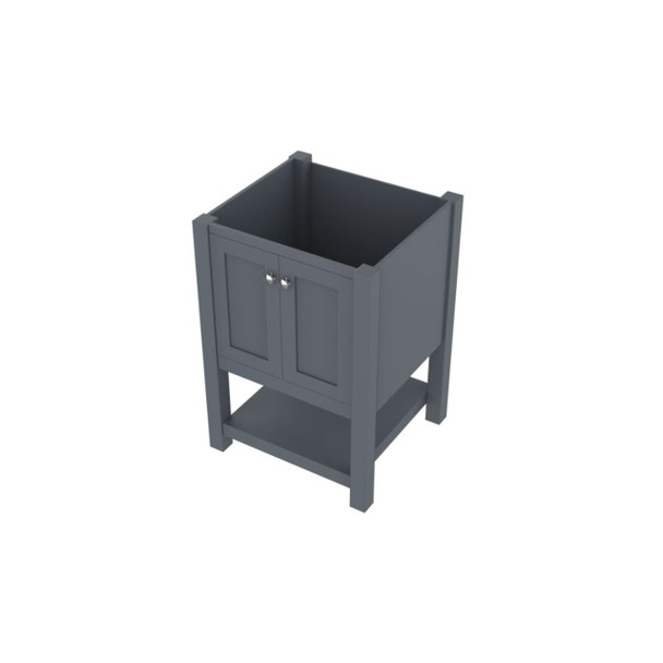 Wilmington 24 Inch Vanity In Gray With No Top