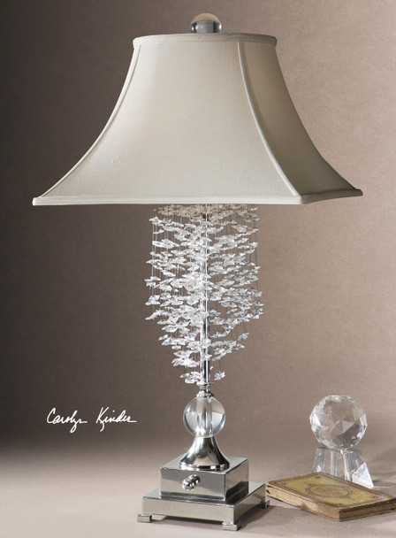 Uttermost Fascination Ii Silver Table Lamp