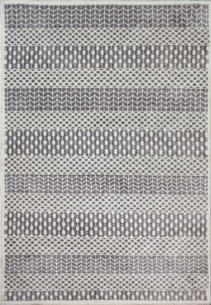 Dynamic Hera Machine-made 3303 Ivory/grey Area Rugs