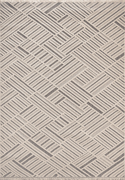 Dynamic Seville Machine-made 3608 Ivory/grey Area Rugs