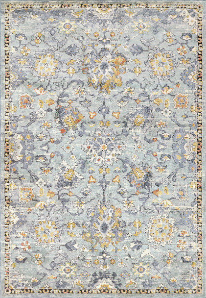 Dynamic Mabel Machine-made 4092 Aqua/multi Area Rugs