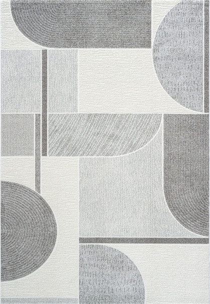Dynamic Polaris Machine-made 46002 Ivory/grey Area Rugs