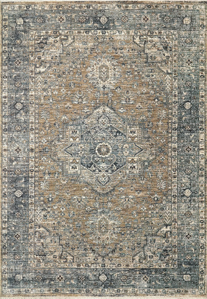 Dynamic Dakota Machine-made 6644 Beige/blue Area Rugs