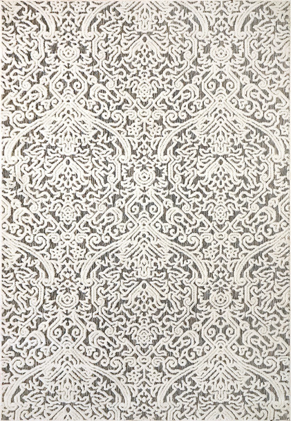 Dynamic Lotus Machine-made 8147 Ivory/multi Area Rugs