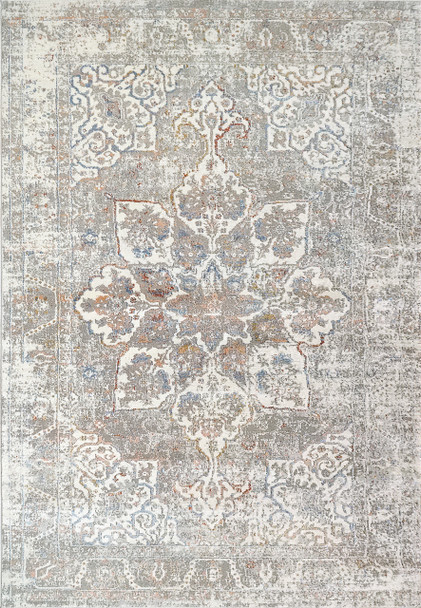 Dynamic Zen Machine-made 8337 Grey/blue Area Rugs