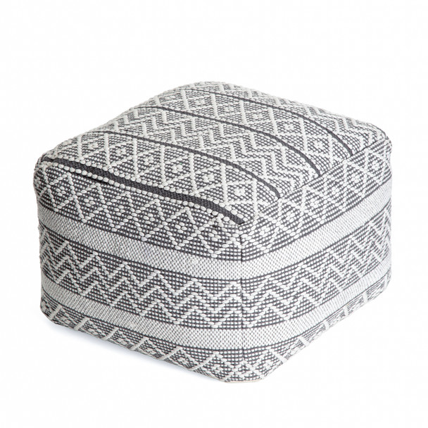 Anji Mountain AMBPF058-2014  Hand-crafted Poufs - 22" X 22" X 16"