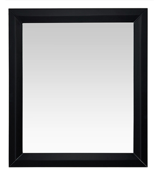 28 In. Framed Mirror In Black Onyx