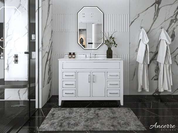 Aspen 48 In. Bath Vanity Set In White