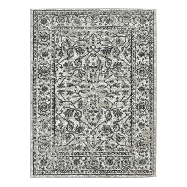 Amer Rugs Alpine Fany ALP-7 Dark Gray Power-Loomed Area Rugs