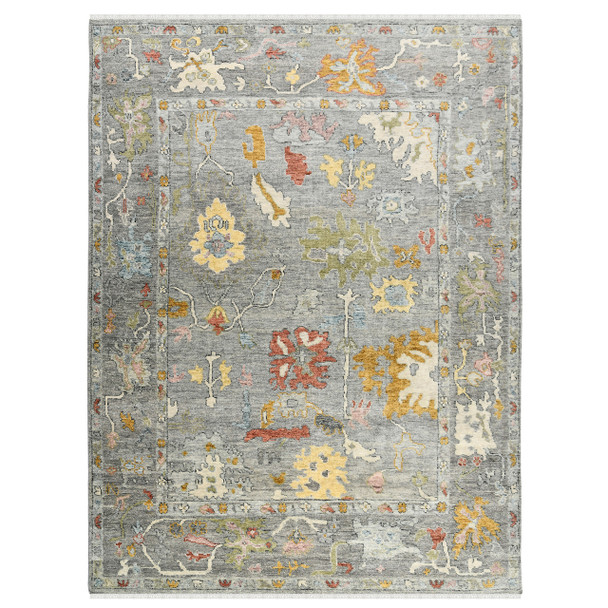 Amer Rugs Jaigarh Beauz JAI-17 Pigeon Gray Hand-Knotted Area Rugs