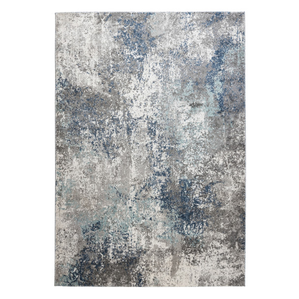 Amer Rugs Yasmin Deva YAS-7 Blue/Gray Power-Loomed Area Rugs