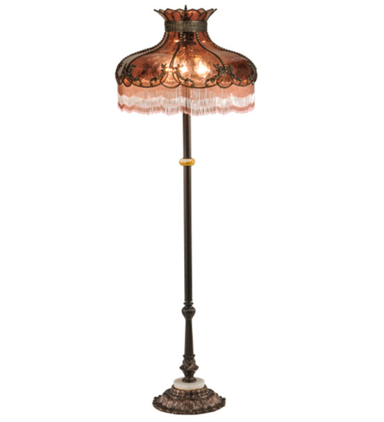Meyda 63.5" High Elizabeth W/fringe Floor Lamp