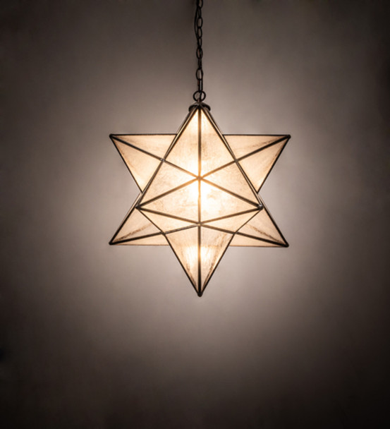 Meyda 18" Wide Moravian Star Pendant - 198460