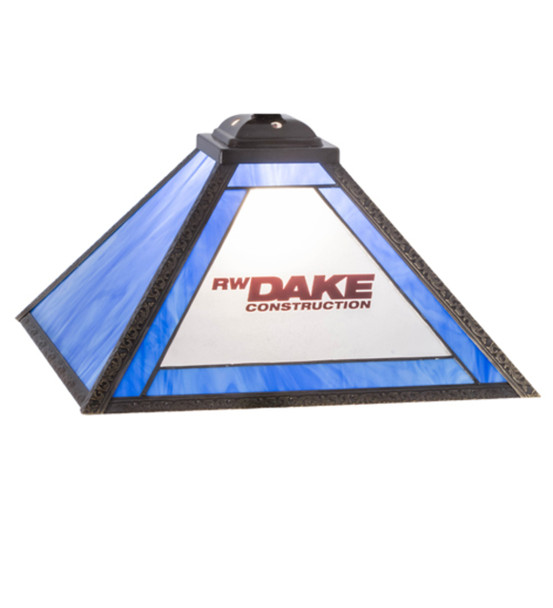 Meyda 13" Square Personalized Mission Shade