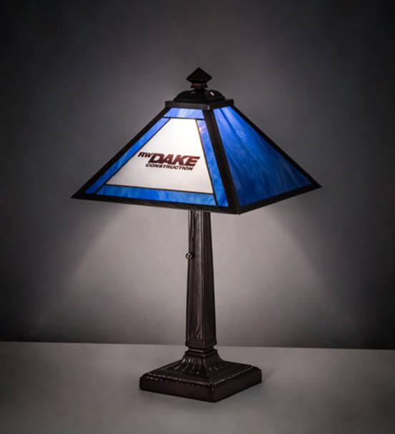 Meyda 23" High Personalized Mission Table Lamp