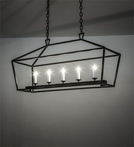 Meyda 41" Long Kitzi Tapered Oblong Pendant