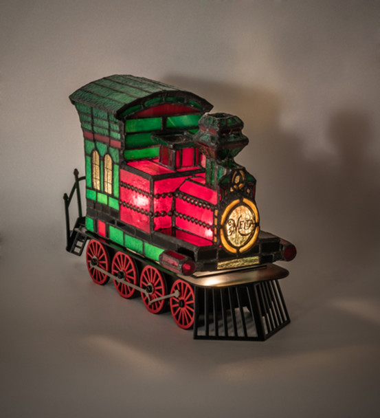 Meyda 10.5" Long Train Locomotive Lighted Sculpture