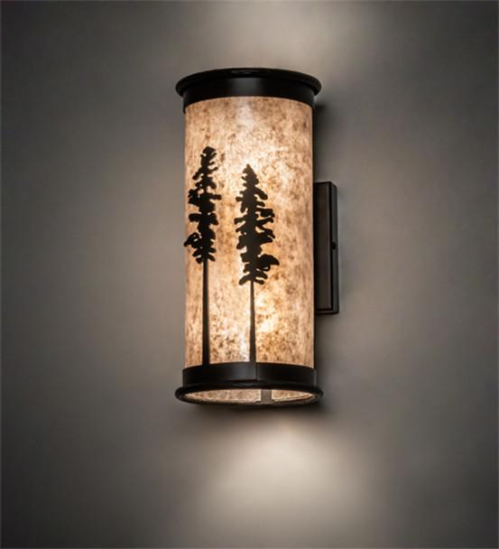 Meyda 6" Wide Tall Pines Wall Sconce