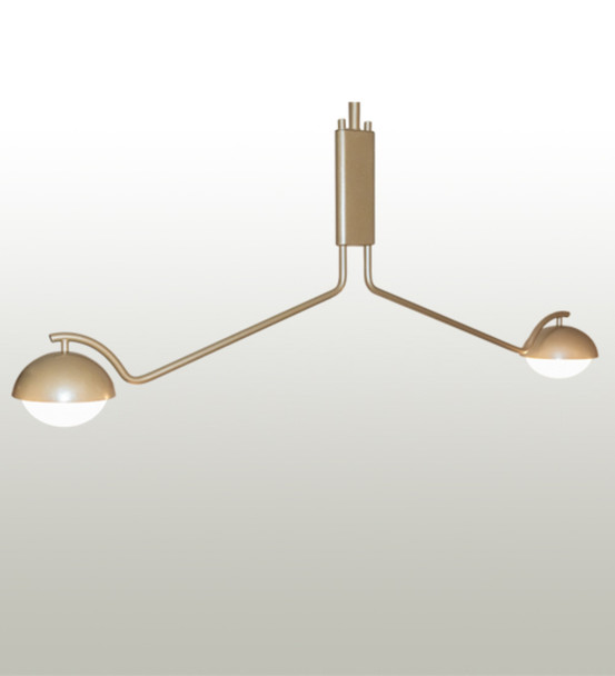 Meyda 63" Long Bola Deux 2 Panel Oblong Pendant
