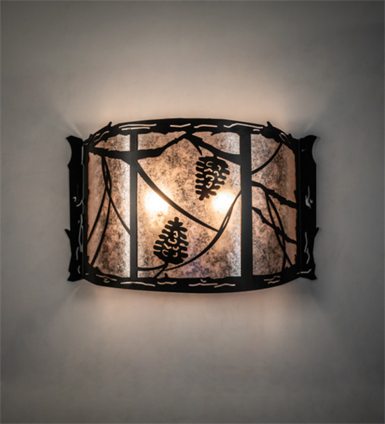Meyda 20" Wide Whispering Pines Wall Sconce - 229135