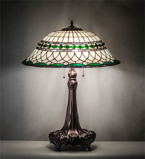 Meyda 31" High Tiffany Roman Table Lamp