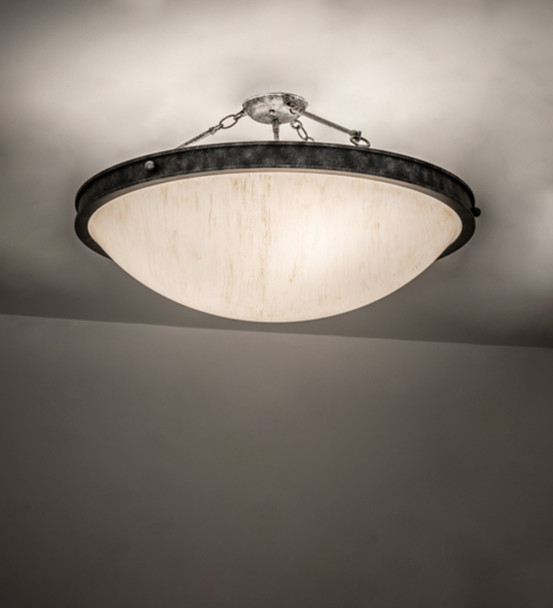 Meyda 30" Wide Dionne Semi-flushmount - 230606