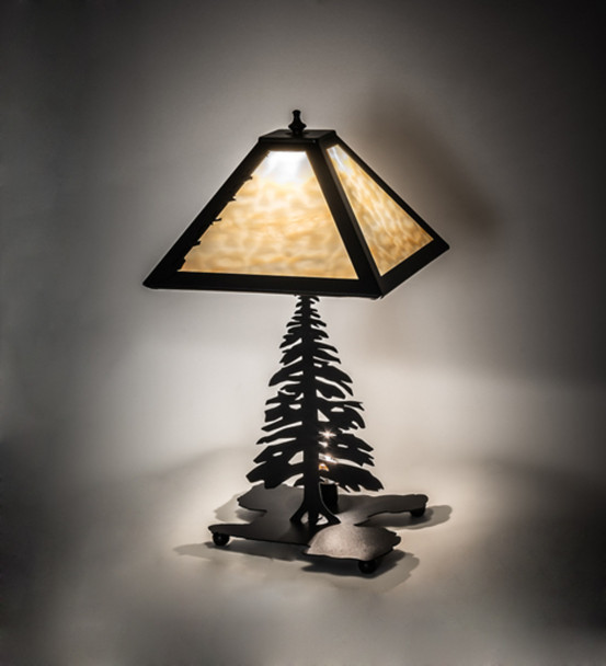 Meyda 22" High Tall Pines Table Lamp