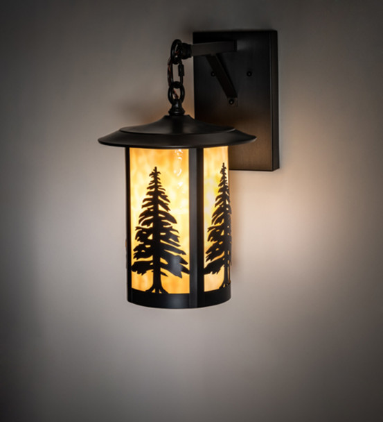 Meyda 10" Wide Fulton Tall Pines Wall Sconce - 233622