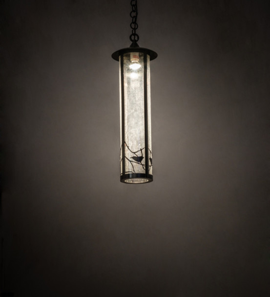 Meyda 8" Wide Fulton Song Bird Pendant