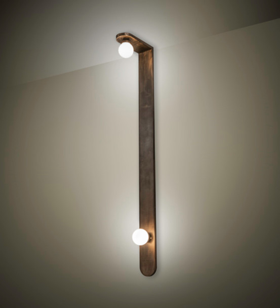 Meyda 6" Wide Sanderson 2 Light Wall Sconce - 240858