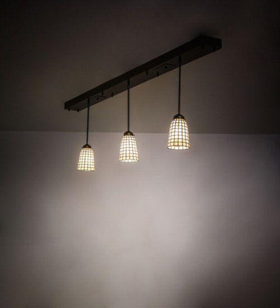 Meyda 72" Long Terra Bone 3 Light Island Pendant