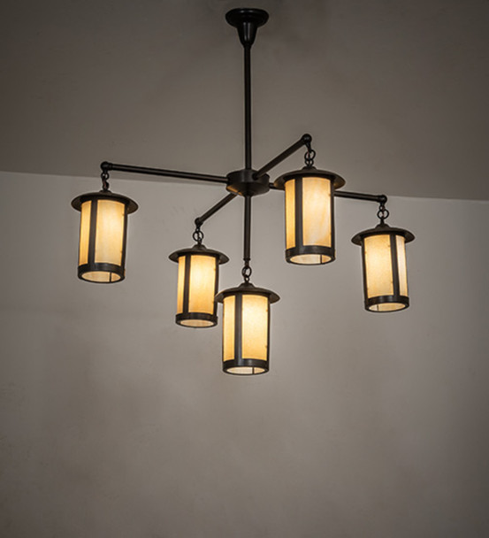 Meyda 42" Wide Fulton Prime 5 Light Chandelier