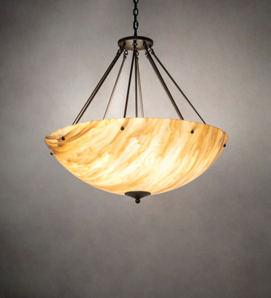 Meyda 36" Wide Madison Inverted Pendant