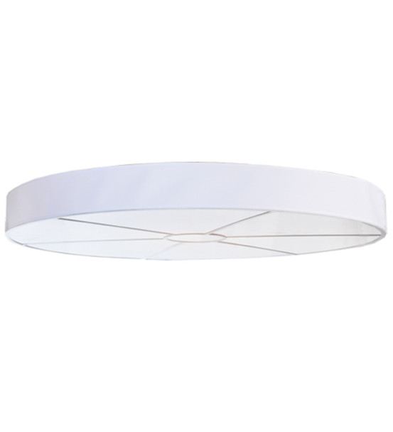 Meyda 72" Wide Cilindro White Textrene Flushmount