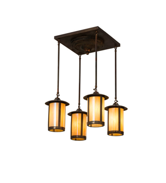 Meyda 28" Wide Fulton Prime 4 Light Pendant