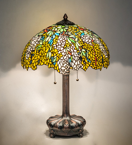 Meyda 23" High Tiffany Laburnum Table Lamp