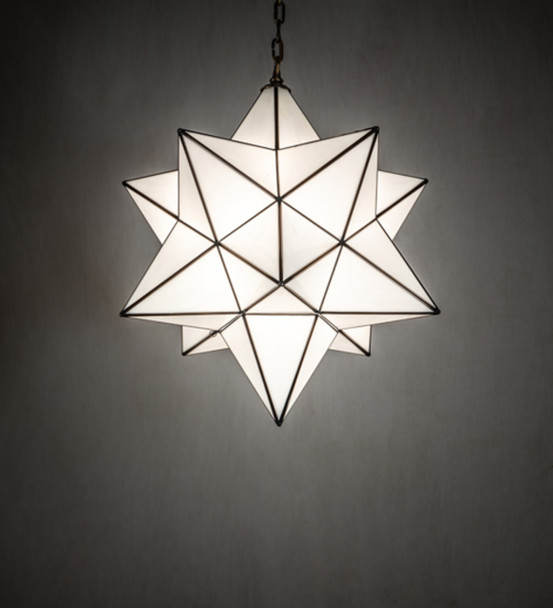 Meyda 24" Wide Moravian Star Pendant