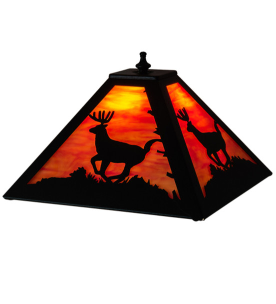 Meyda 12" Square Deer Shade - 228147