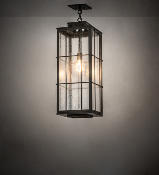 Meyda 12" Square Pontrefract Lantern Pendant - 231017