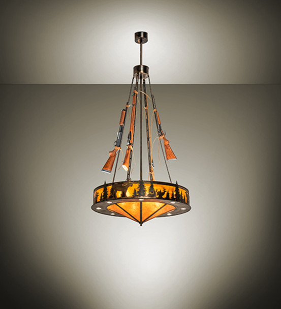 Meyda 48" Wide Roosevelt Inverted Pendant - 243367