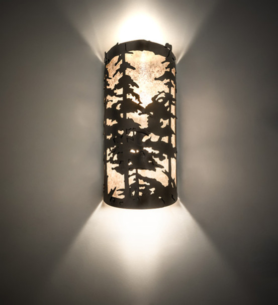 Meyda 8" Wide Tall Pines Wall Sconce - 244170