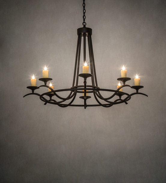 Meyda 48" Wide Octavia 8 Light Chandelier - 250352