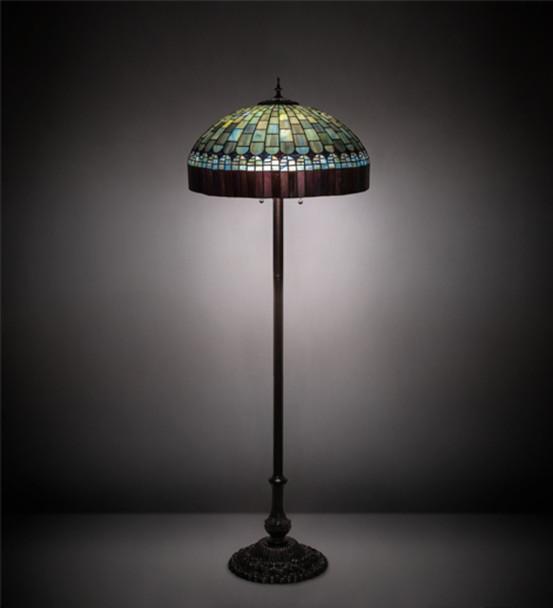 Meyda 62" High Tiffany Candice Floor Lamp - 26491