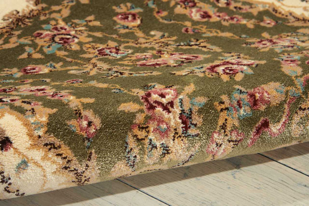 Nourison Bordeaux BOR01 Sage Area Rugs