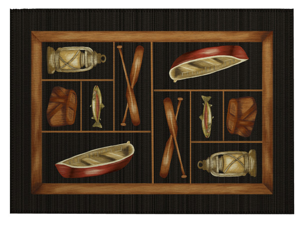 Dalyn Excursion EX4 Black Machine Made Area Rugs