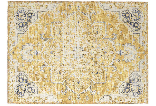 Dalyn Marbella MB3 Gold Machine Made Area Rugs