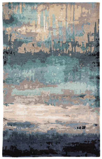 Jaipur Living Benna GES27 Abstract Blue Hand Tufted Area Rugs
