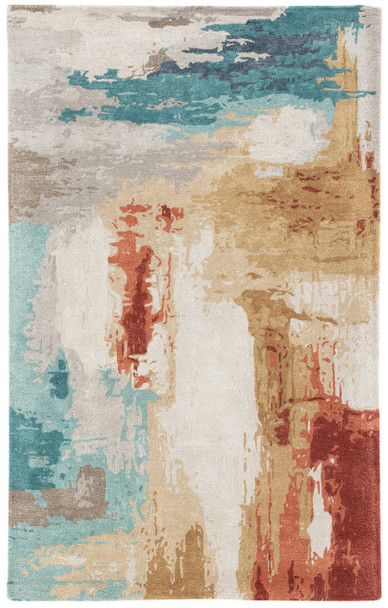 Jaipur Living Swisher GES30 Abstract Blue Hand Tufted Area Rugs