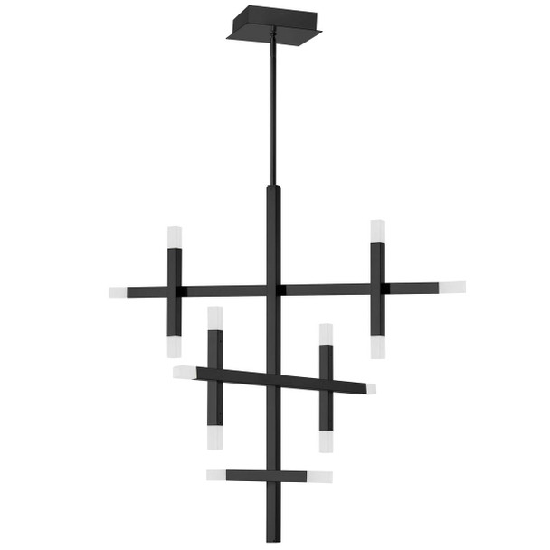 Dainolite 42w Chandelier, Mb W/ Frosted Acrylic Diff - ACS-3656C-MB-FR